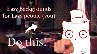 How to draw backgrounds l Art Tips + Examples