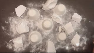 ASMR-Plain White Baking Soda Crunchy Blocks|oddly satisfying|sleep aid|relaxing ASMR