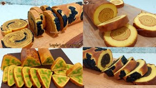 Sini!!  Ada Empat Resep Lapis Gulung || Roll Cake || Layer Cake Premium