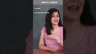 Use of Can vs Could in English | English Grammar Lesson | #Shorts #EnglishGrammar #English