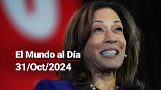 #ElMundoAlDía | ¡No se quedó callada! Trump vuelve a hablar sobre las mujeres y Kamala la responde