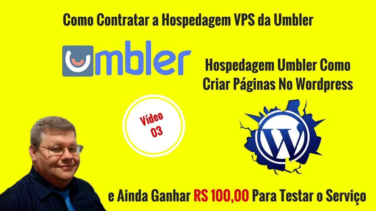 Hospedagem Umbler Como Criar Páginas No Wordpress - YouTube