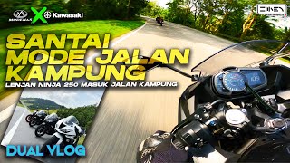 MELEPER KE TEMIANG DUAL VLOG @farisunoori_motovlog  | 2 Modenas Ninja 250 2022 [4K]