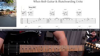 RnB Guitar Skate Riff (Tutorial \u0026 TABS)