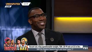 Skip & Shannon"reported": Durant out, Klay questionable; How will Warriors offense? | Undisputed