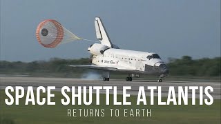 Space Shuttle Atlantis Return To Earth 🚀 STS - 132 Landing #shorts