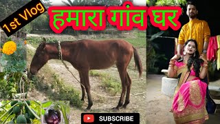 हमारा गांव घर । 1st Vlog of village l Muzaffarpur Bihar l #vlogsvideo #village #bihar