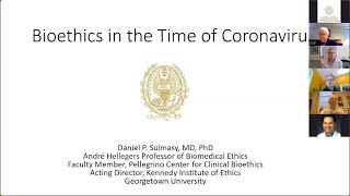 KIE Acting Director Dr. Daniel Sulmasy on Bioethics in the COVID-19 Pandemic