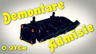 Demontare galerie admisie 0.9 TCe - Intake manifold disassemble for 0.9 TCe Dacia / Renault