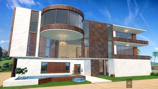 PUBG mobile house design for level 21-22 with swimming pool❤️😍