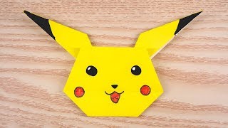 Easy Origami Pokemon pikachu - How to Make Pokemon pikachu Step by Step