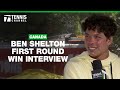 Ben Shelton Shouts-Out Florida Gators | 2024 Canada First Round