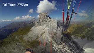 Fliegen in den Bündner Dolomiten