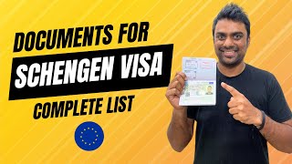 Complete Document List to Get Schengen Visa 2024