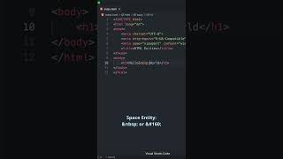 Understanding HTML entities