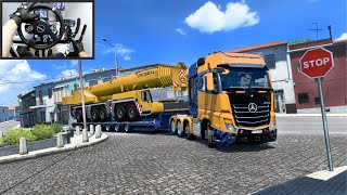 Conquer the Road: Mercedes New Actros and the 72 Tons Liebherr Machine - Euro Truck Simulator 2