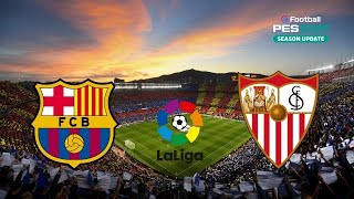 Barcelona vs Sevilla | Spanish LaLiga 2022/23 | eFootball PES Realistic Simulation
