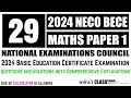 29, 2024 NECO BECE PAPER 1: POLYGONS; The sum of Interior Angles