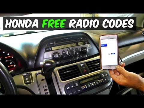 HONDA RADIO CODE FOR FREE HONDA RADIO CODE FOR FREE
