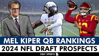 Mel Kiper’s Top QB Prospects Rankings For 2024 NFL Draft + Other CFB Quarterbacks To Watch