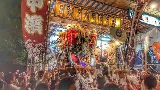 2018.9.07  堺市 開口神社 八朔祭 宵宮 大甲濱   宮入り　布団太鼓