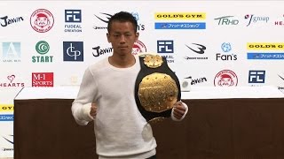 「K-1 WORLD GP」4.22代々木 武居由樹 一夜明け会見/K-1 Press Conference