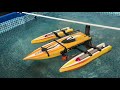 2020 0420 三體水質檢驗檢測船第二次下水測試 water quality monitoring vessel water quality monitoring drone on water