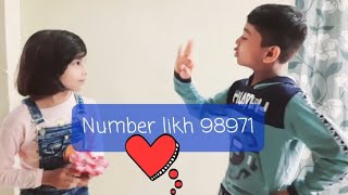 Number likh -Tony Kakkar Nikki song#Number likh 98971#Romantic dance performance Number likh 98971#