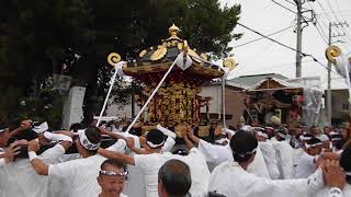 20170916 102やわたんまち安房神社の神輿と洲宮神社の神輿０