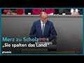 Friedrich Merz (CDU) zur Regierungserklärung von Olaf Scholz zur aktuellen Lage am 13.11.24