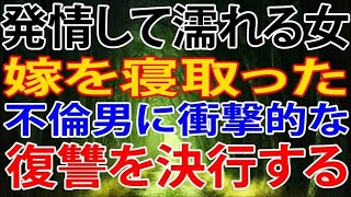 嫁を寝取った不倫男に衝撃的な復讐を決行する。その後の元嫁は変わり果てた姿に