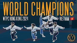 WORLD CHAMPIONS | Freestyle Poomsae Team VIETNAM | WTPC Hong Kong 2024