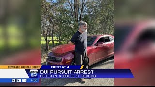 High-speed chase in Redding ends with DUI arrest