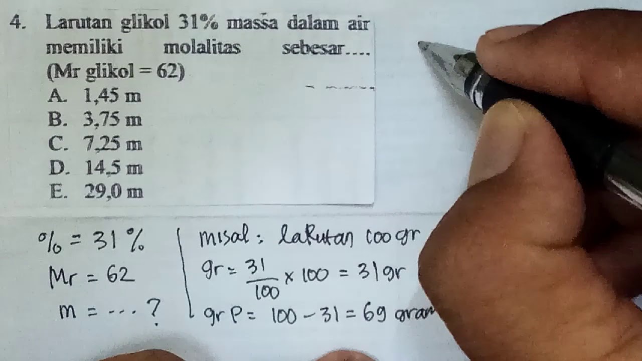 Pengertian Molalitas Molaritas Dan Normalitas Terlengkap Materi - Riset