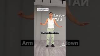 Arm wave tutorial breakdown #shorts