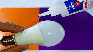 Just Put Super Glue On The Led Bulb And It Will Be As Good As New! - led repair
