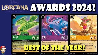 Disney Lorcana Awards 2024! Best Cards of the Year! Best Deck! Best Set!