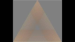Hitomezashi Stitch Pattern, 60 Degrees, 3 Axes #geometricpatterns