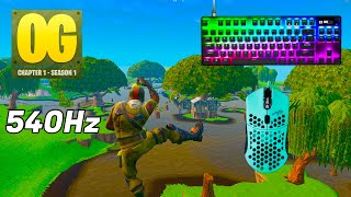 SteelSeries Apex Pro TKL ASMR 😴 Fortnite OG Solo Gameplay 🏆 Satisfying Keyboard Fortnite 360 FPS 4K