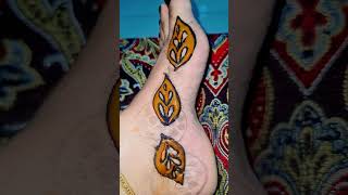 most beautiful foot mehndi design #black #henna #trending #shorts #shortsfeed #viralvideo