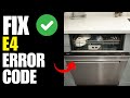 whirlpool dishwasher error code e4 - How To Fix