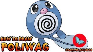 How To Draw Poliwag From Pokemon | Drawing Animals