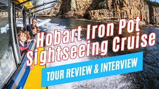 HOBART IRON POT SIGHTSEEING CRUISE with Pennicott Wilderness Journeys | Interview with Rob Pennicott