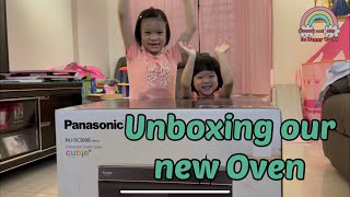 Unboxing new Panasonic Cubie Oven NU-SC3008 and making Nutella Twist and Roast chicken 😋