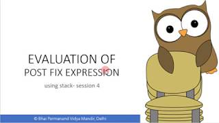 Evaluation of PostFix Expression | Class XII Computer Science