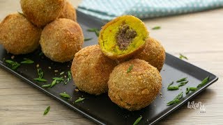 Stuffed Yam And Sweet Potato Balls