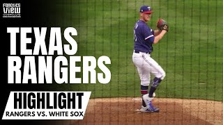 Kolby Allard Continues Dominant Spring Training, Fans 6 White Sox in 3 Innings | Rangers Highlight