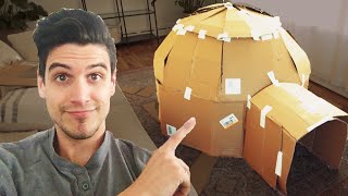 Creative Box House Ideas | Cardboard Igloo