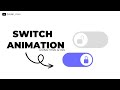 Create Toggle Button Animation in HTML CSS & JavaScript