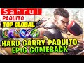 Hard Carry Paquito Epic Comeback [ Top Global Paquito ] Ｓａｈｒｕｌ - Mobile Legends Emblem And Build